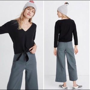 Madewell Vneck Top Texture & Thread
